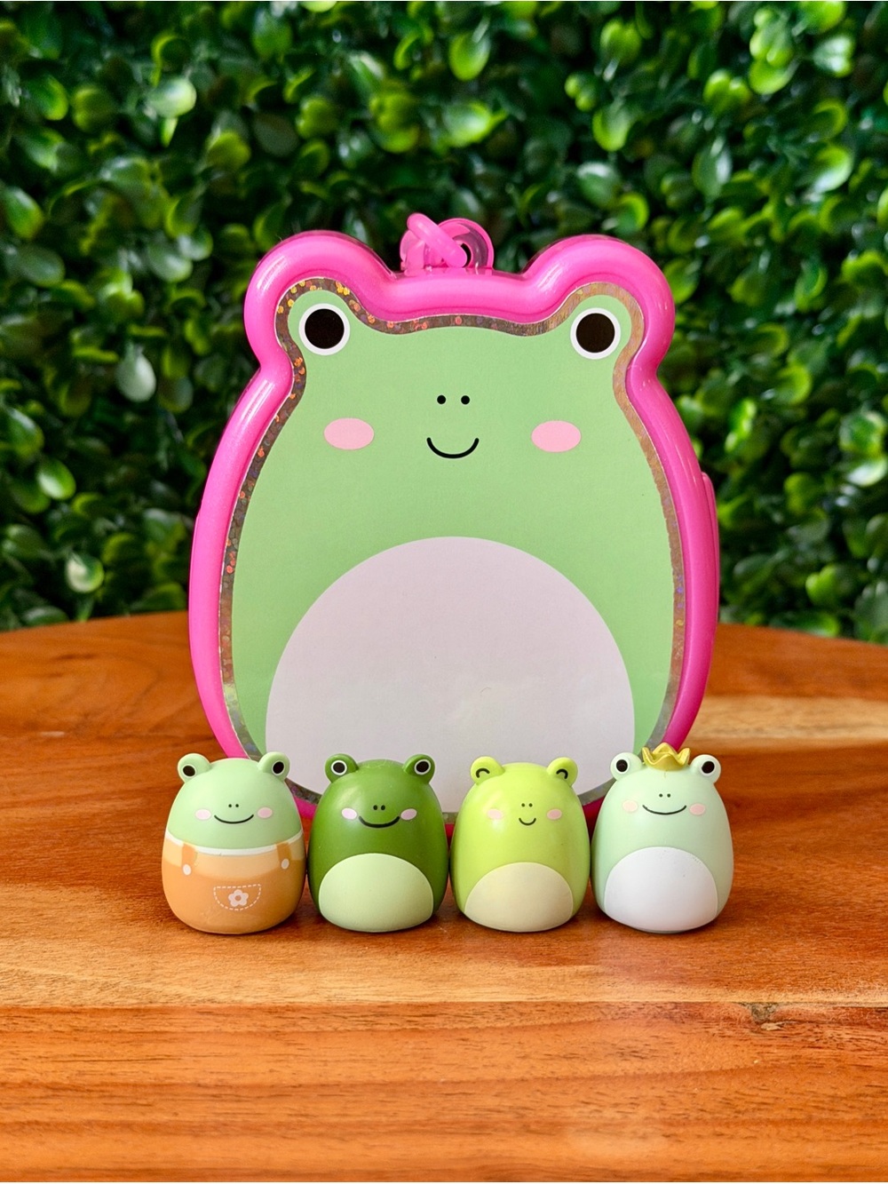 Squish-a-longs by Squishmallows Green Frog Bundle